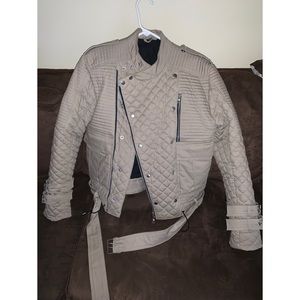 Balmain Quilted Biker Jacket
